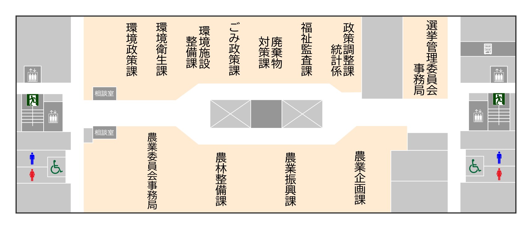 5階フロア案内図