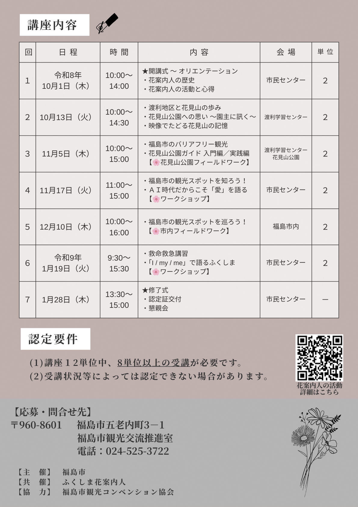 花案内人養成講座2026_ウラ
