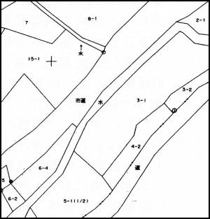 地籍調査後の地図