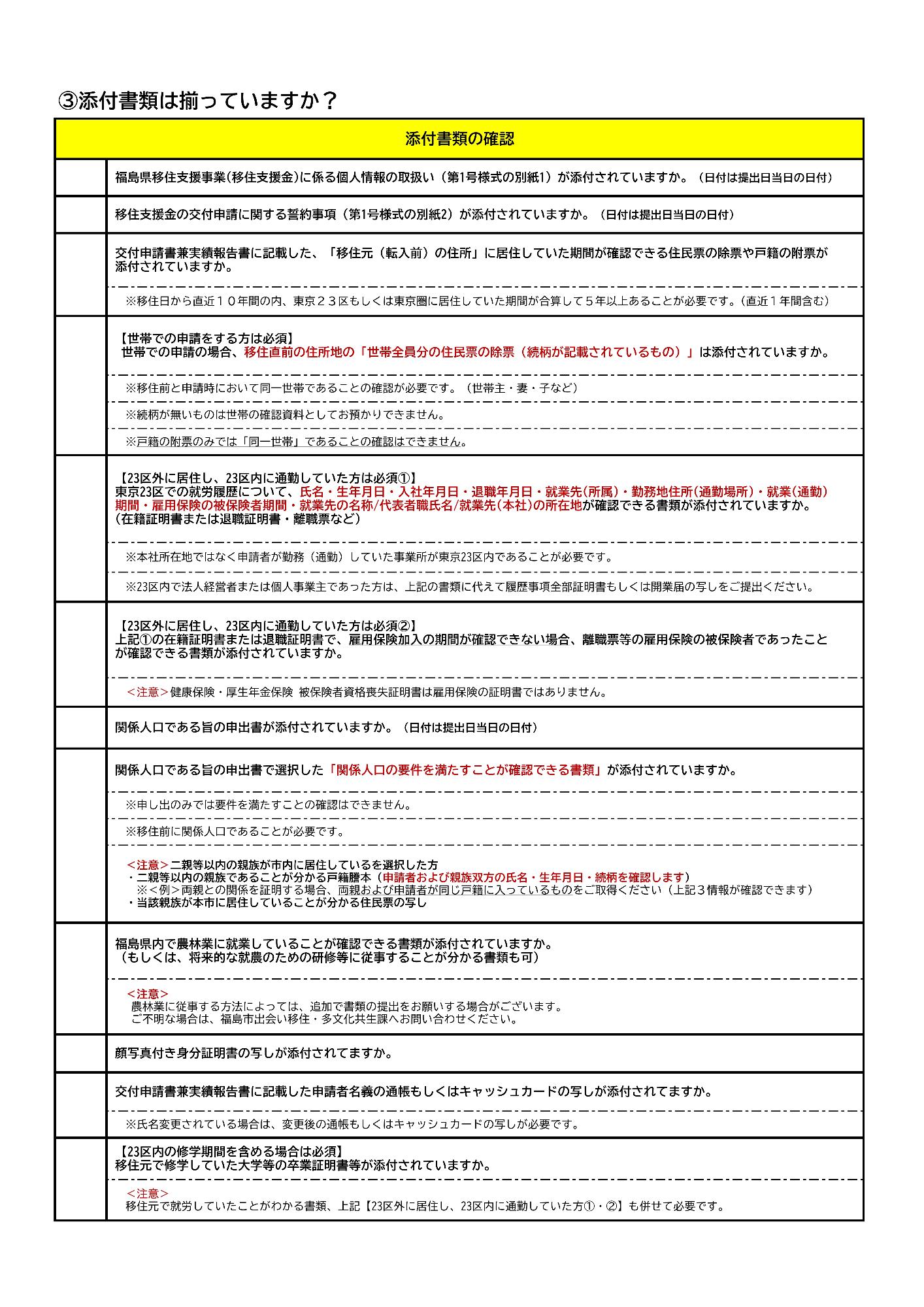関係人口の農林業添付書類