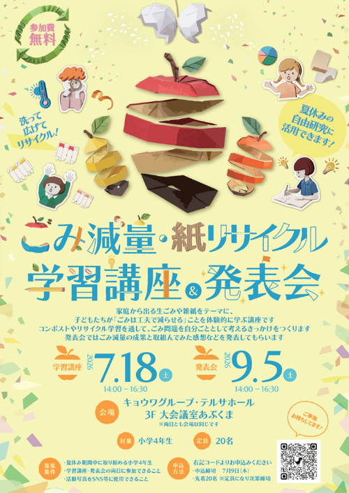 ごみ減量・紙リサイクルチラシ画像