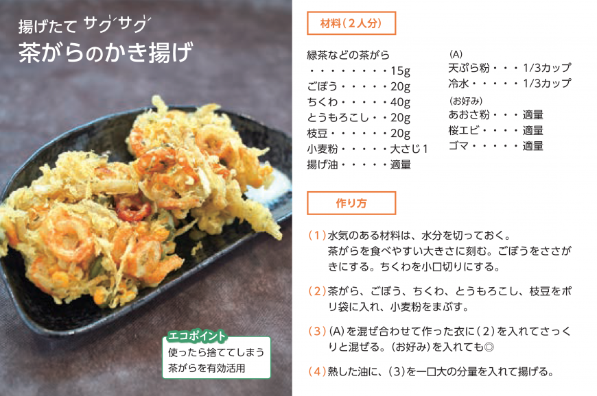 かき揚げレシピ