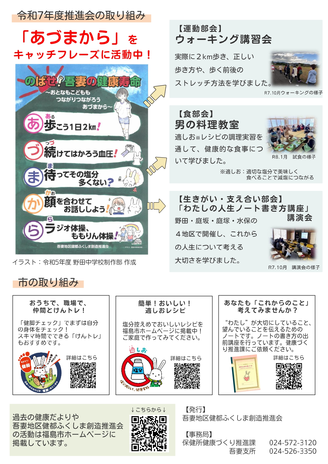 R7吾妻地区健康だより