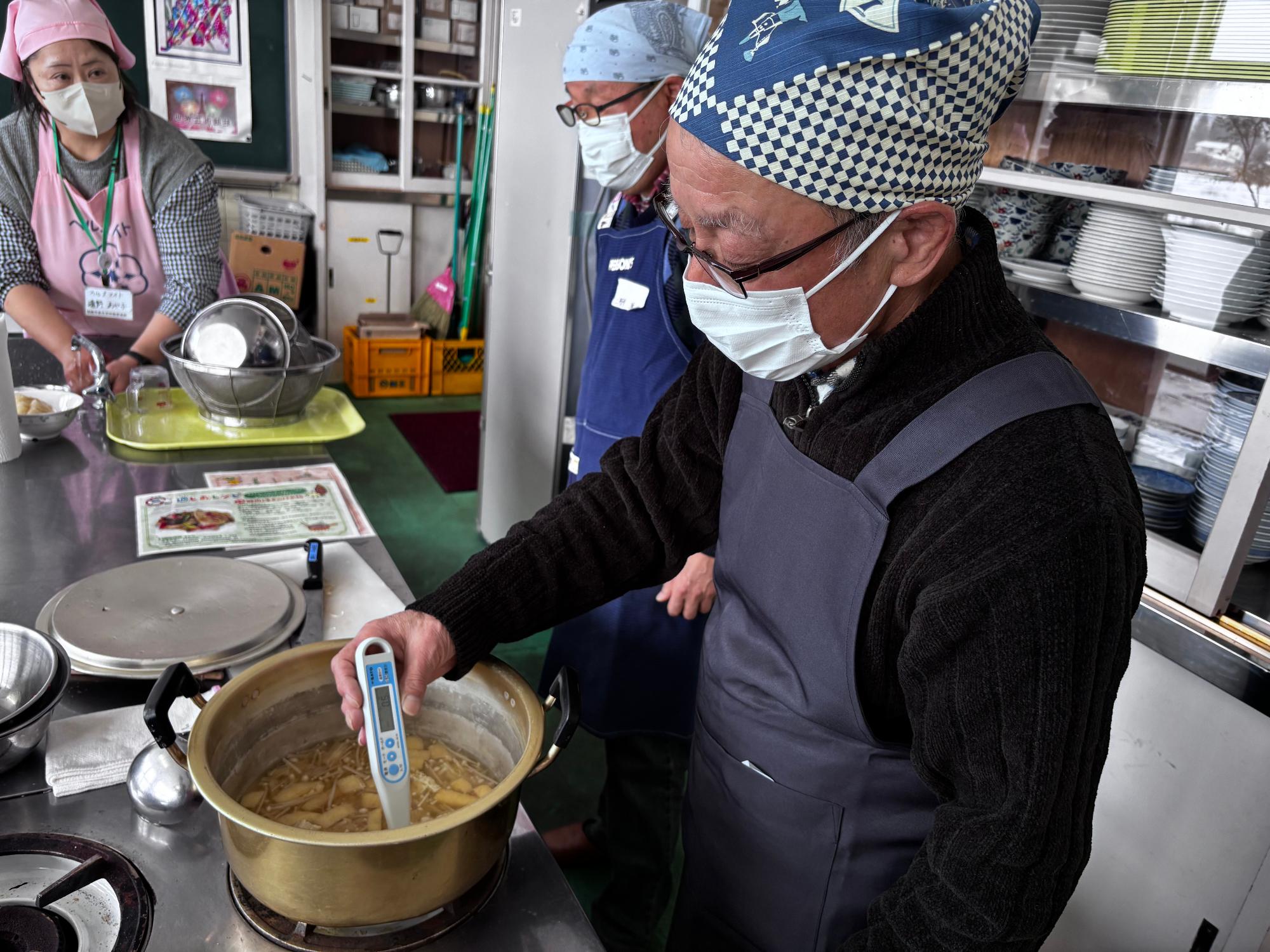 男の料理教室 味噌汁