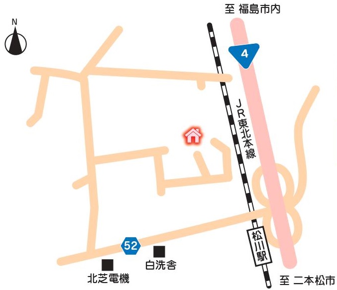 佐藤 清一さんの自宅までの地図