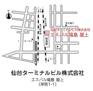 仙台ターミナルビル株式会社の地図