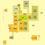 御倉邸内を示した配置図