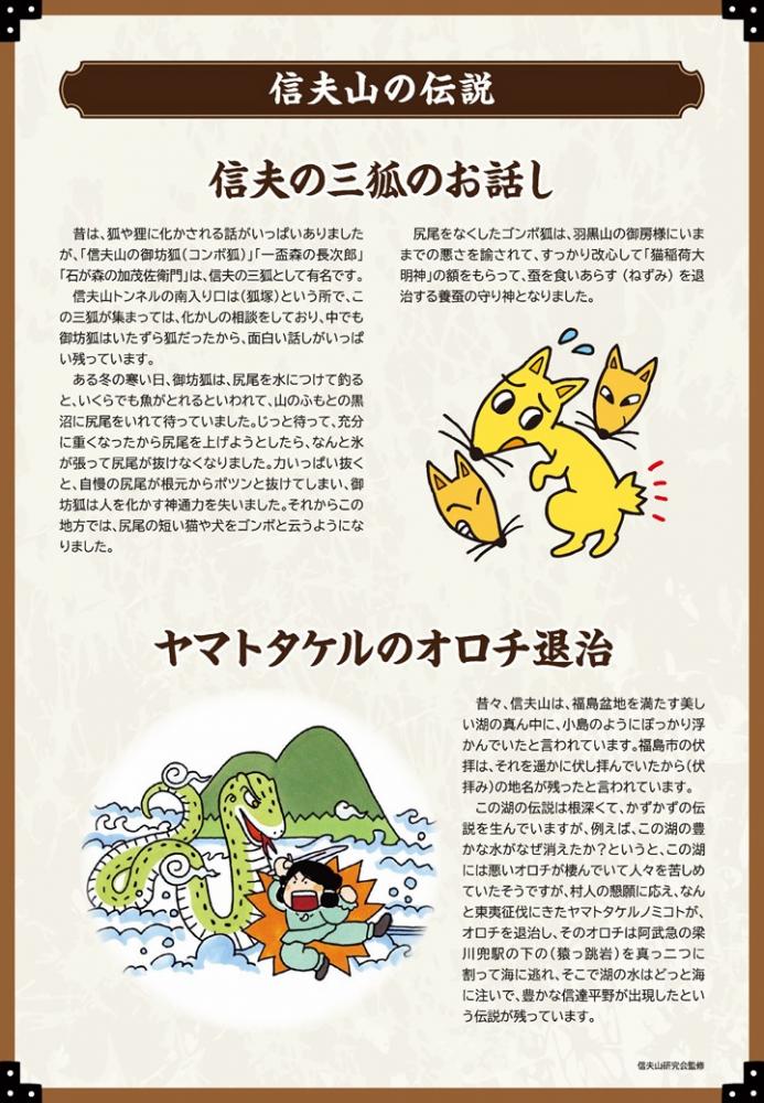 信夫山の伝説(展示パネル8)