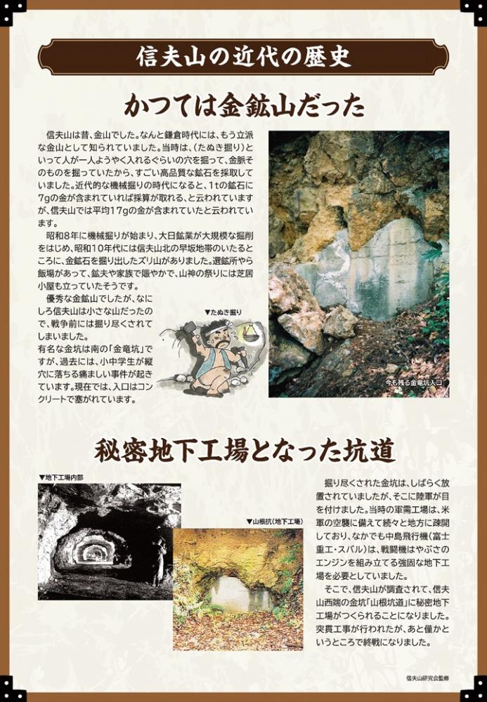 信夫山の近代の歴史(展示パネル5)