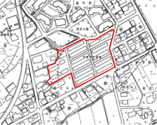 荒井団地敷地位置図