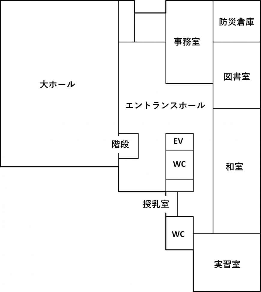 1階館内イラスト図
