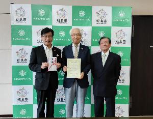 0715ふくしまチェンバー・オーケストラ サポーターズ・クラブ寄附金の贈呈