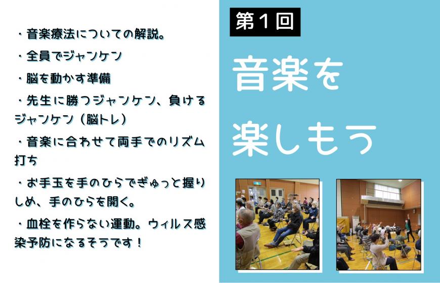 第1回音楽を楽しもうの活動の様子