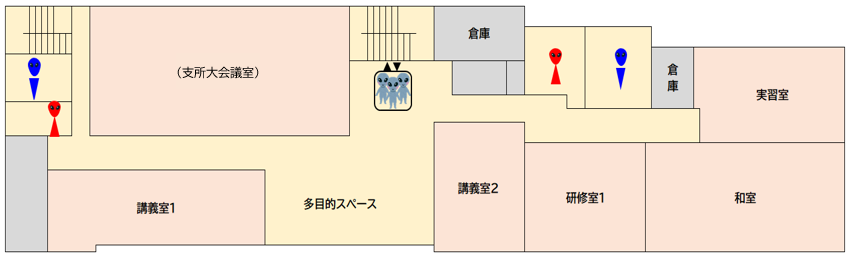 2階の平面図