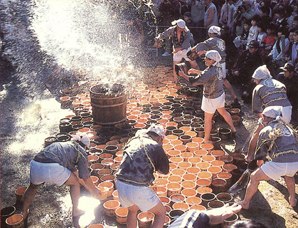 【県指定】岡山の水かけ祭の写真