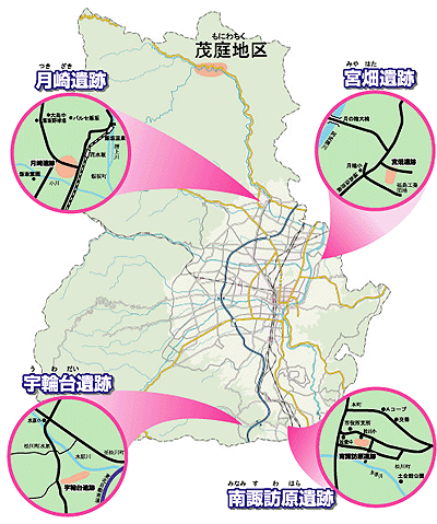 紹介するむらの位置