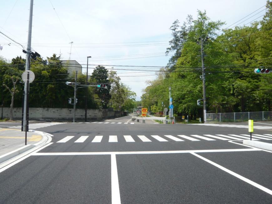 都市計画道路太平寺岡部線（御山町工区）の写真