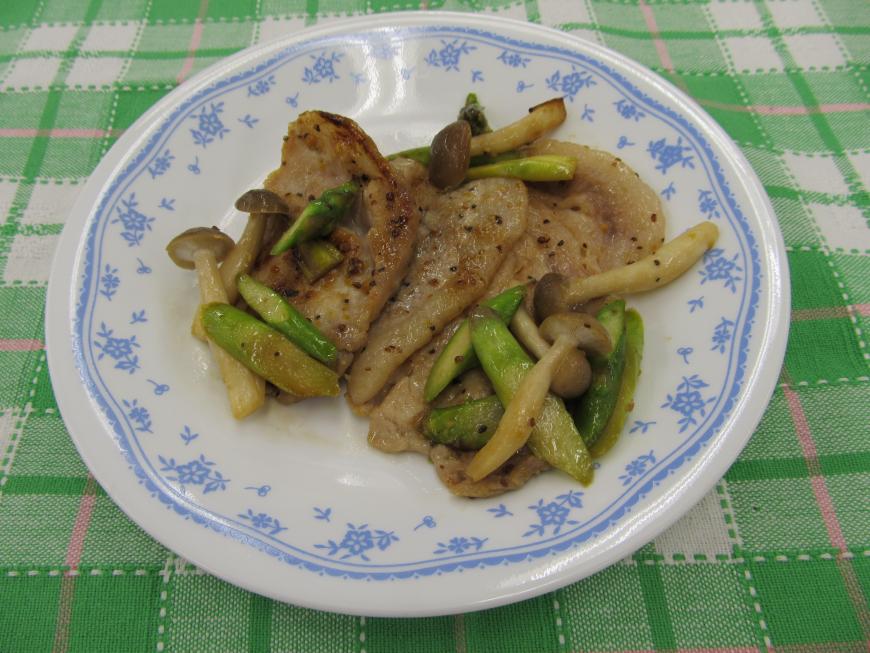 豚肉のハニーマスタード焼き