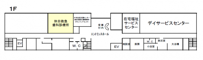 保健福祉センター1階イメージ図