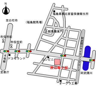 渡辺幸子邸地図画像