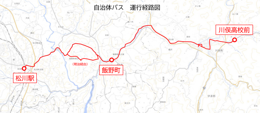 自治体バス路線図