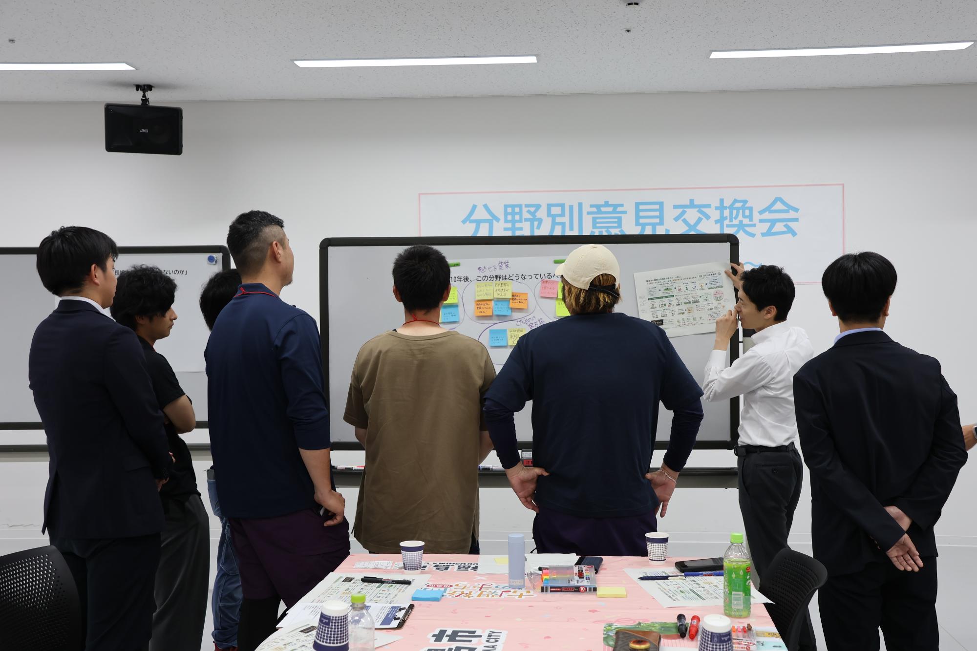 分野別意見交換会農業分野意見交換中