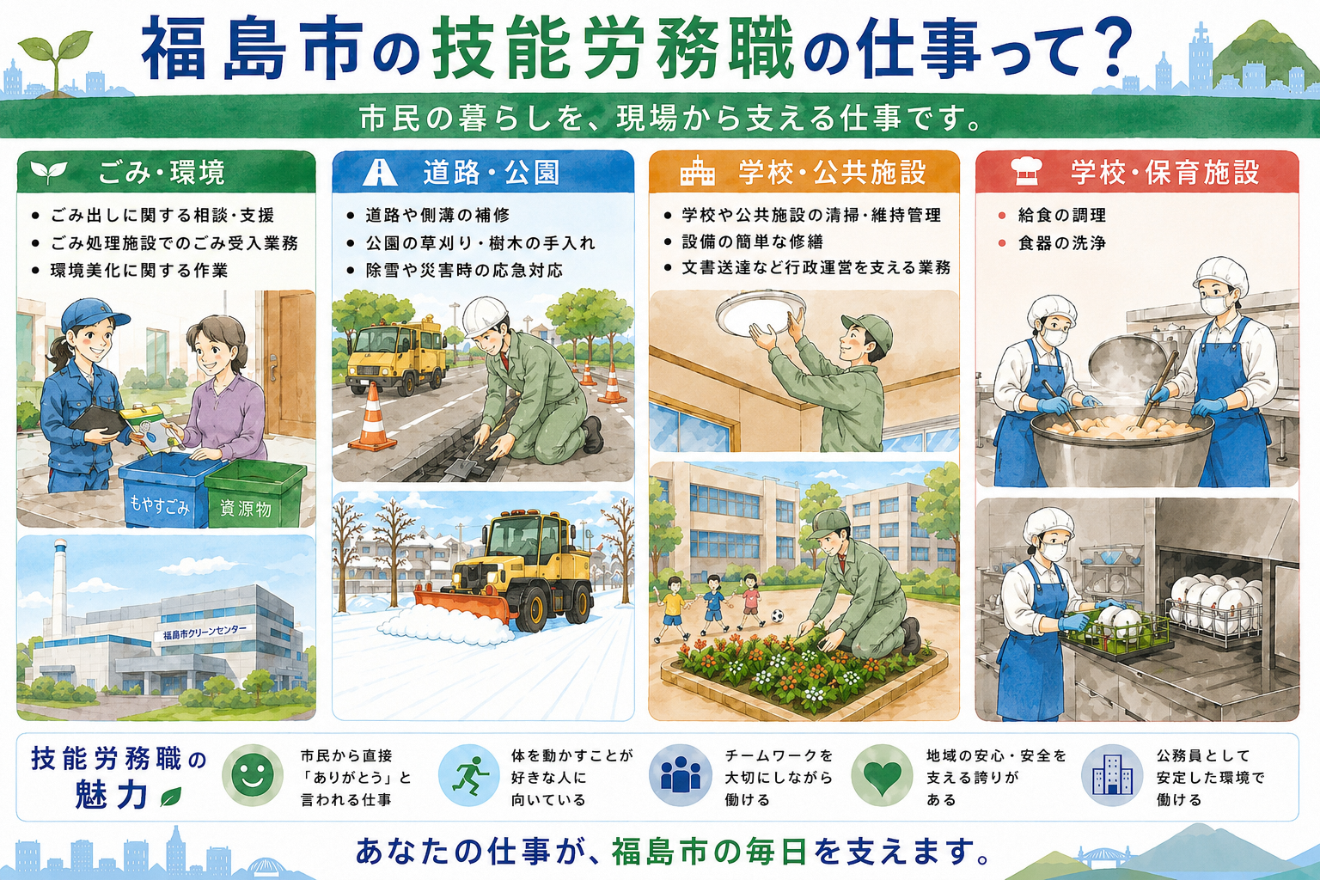 技能労務職の仕事