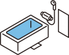 ユニットバスのイラスト