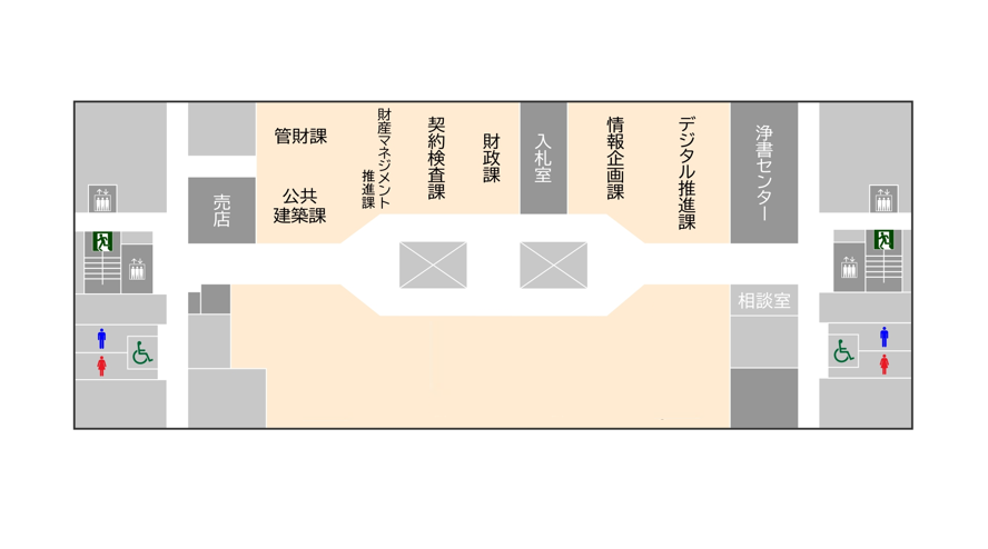 3階フロア案内図