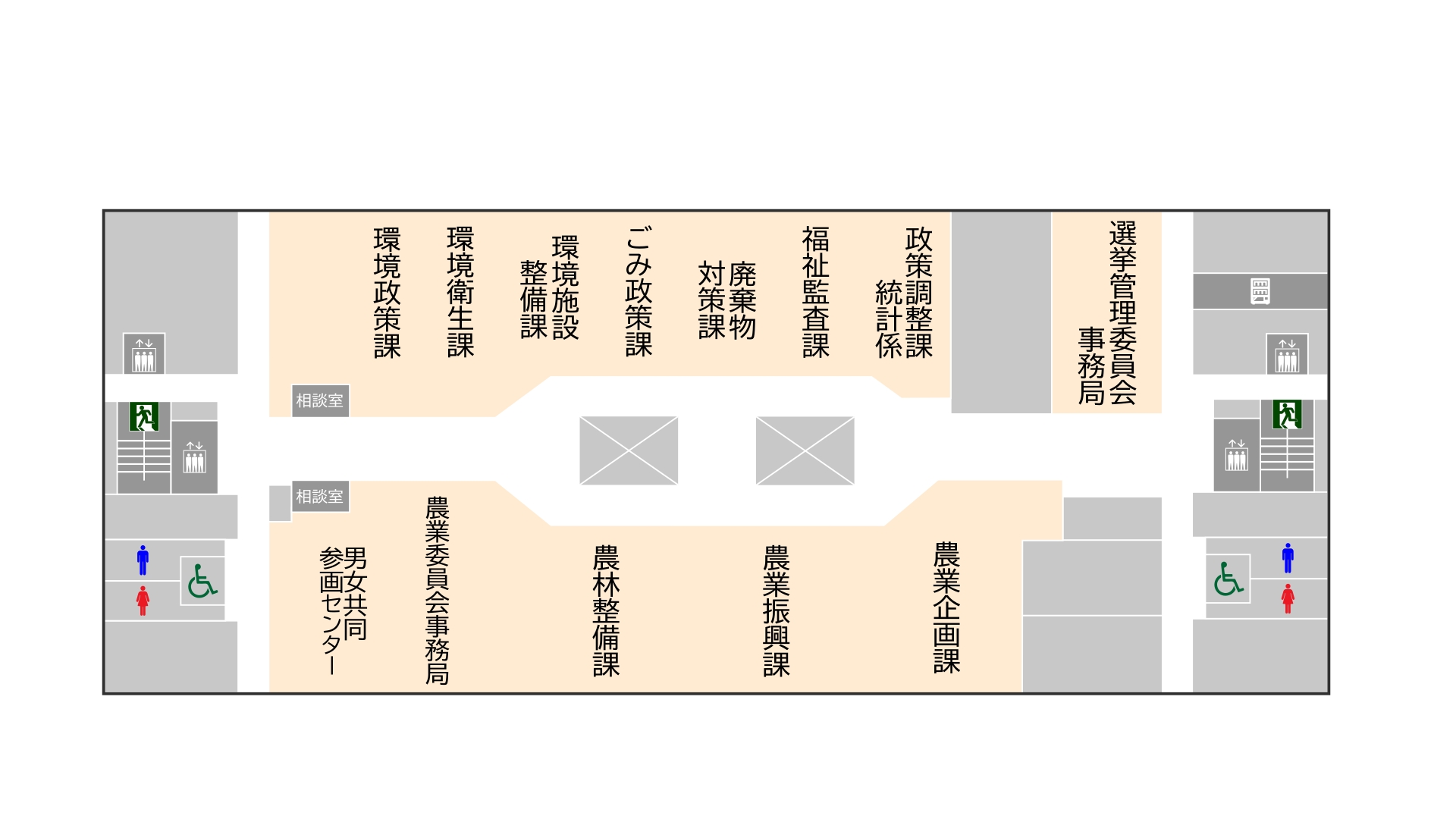 5階フロア案内図