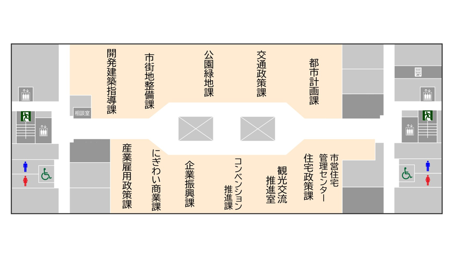 6階フロア案内図