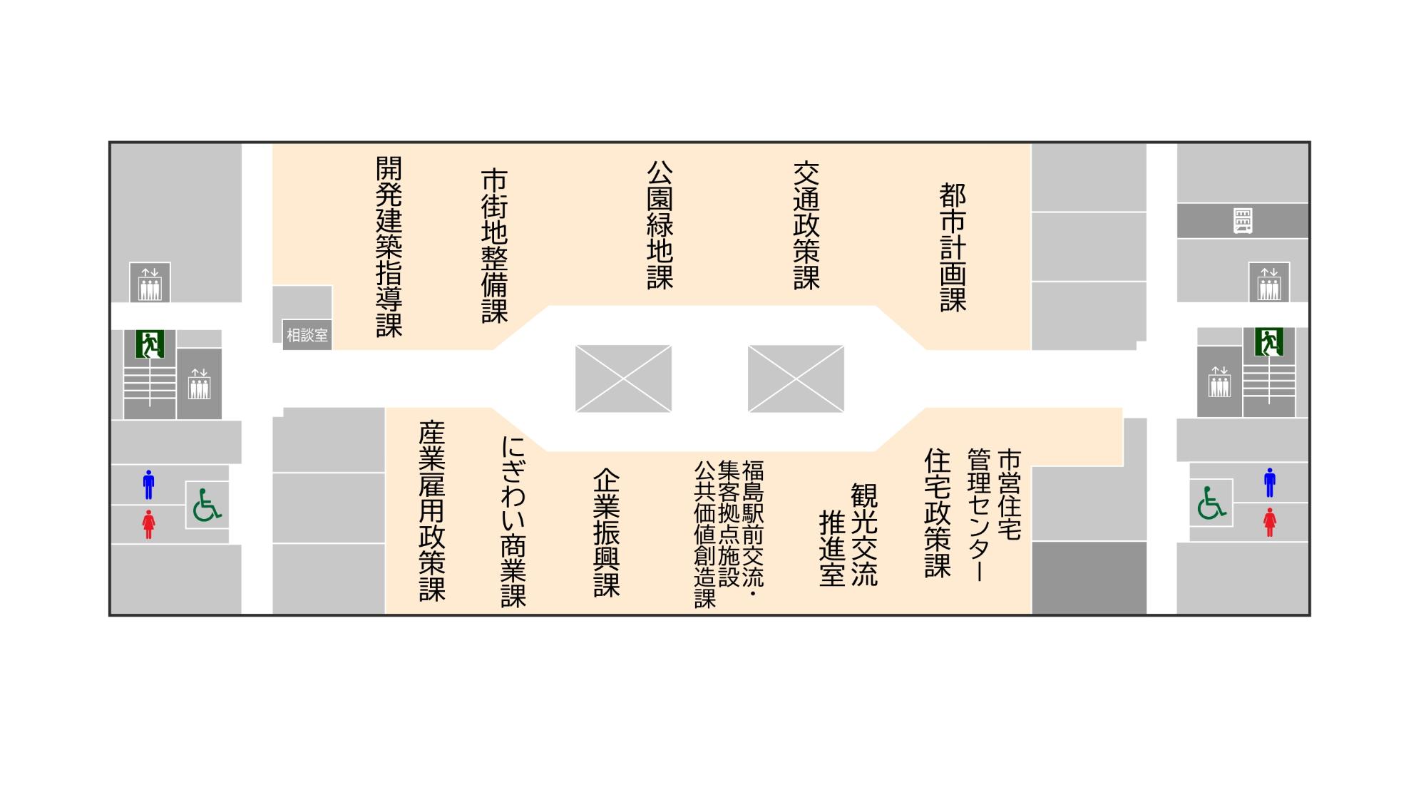 6階フロア案内図