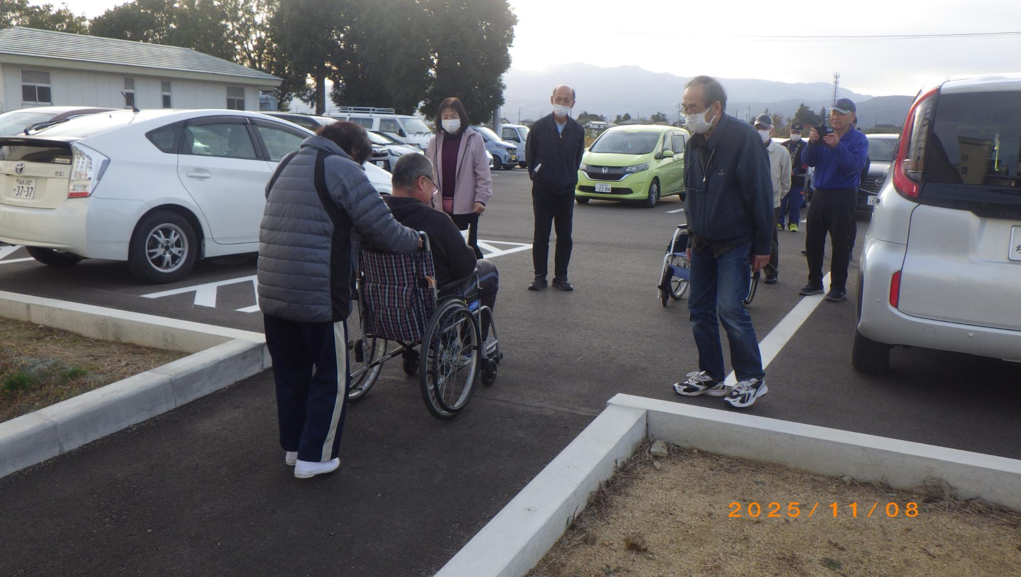 要配慮者の移動の様子