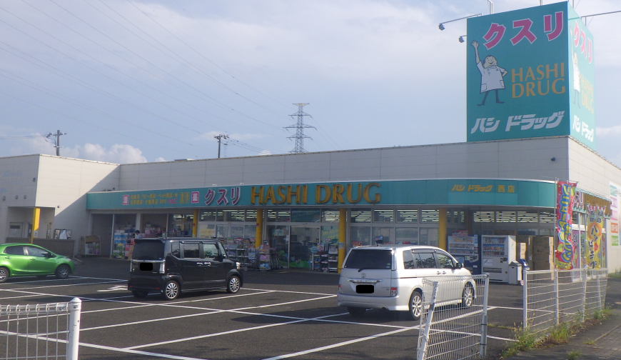 ハシドラッグ西店の外観写真