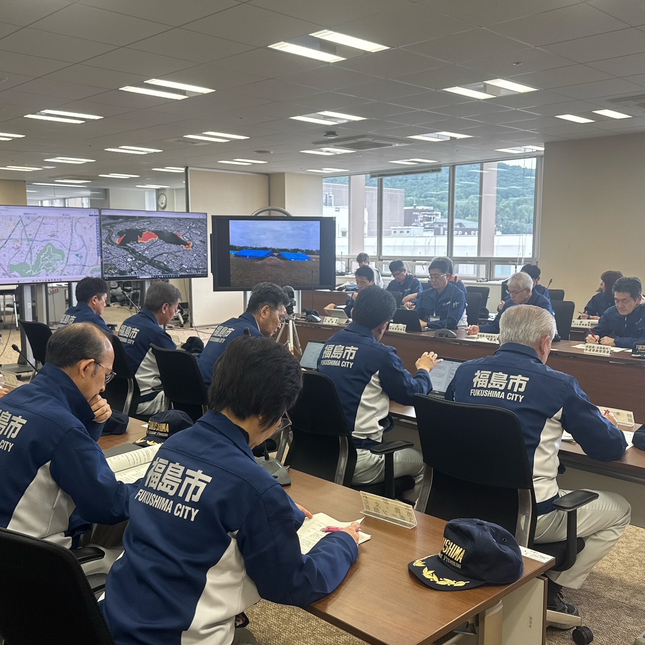 災害対策本部設置訓練2