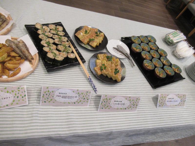 福島の食材を使った料理