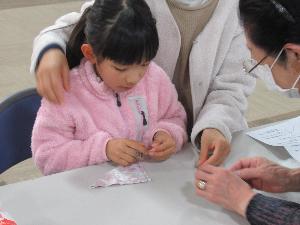 ハートの香り袋