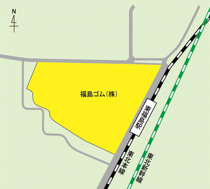 北福島地区の区画図1