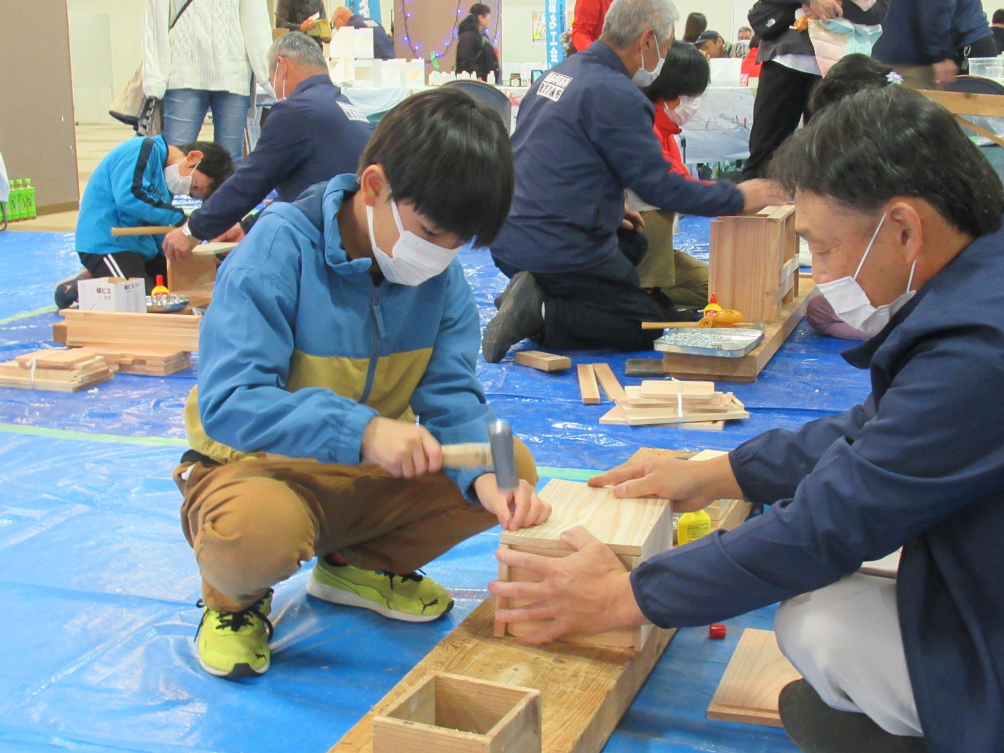 ものづくり体験木造建築