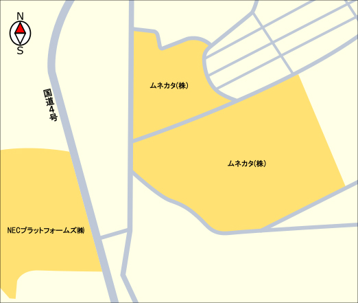 南福島地区の区画図2
