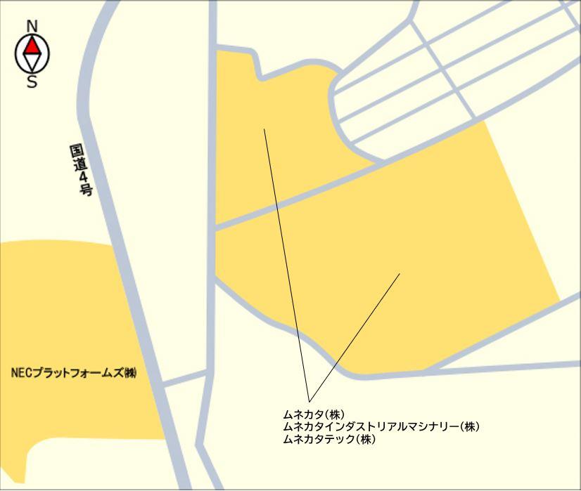 南福島地区の区画図2