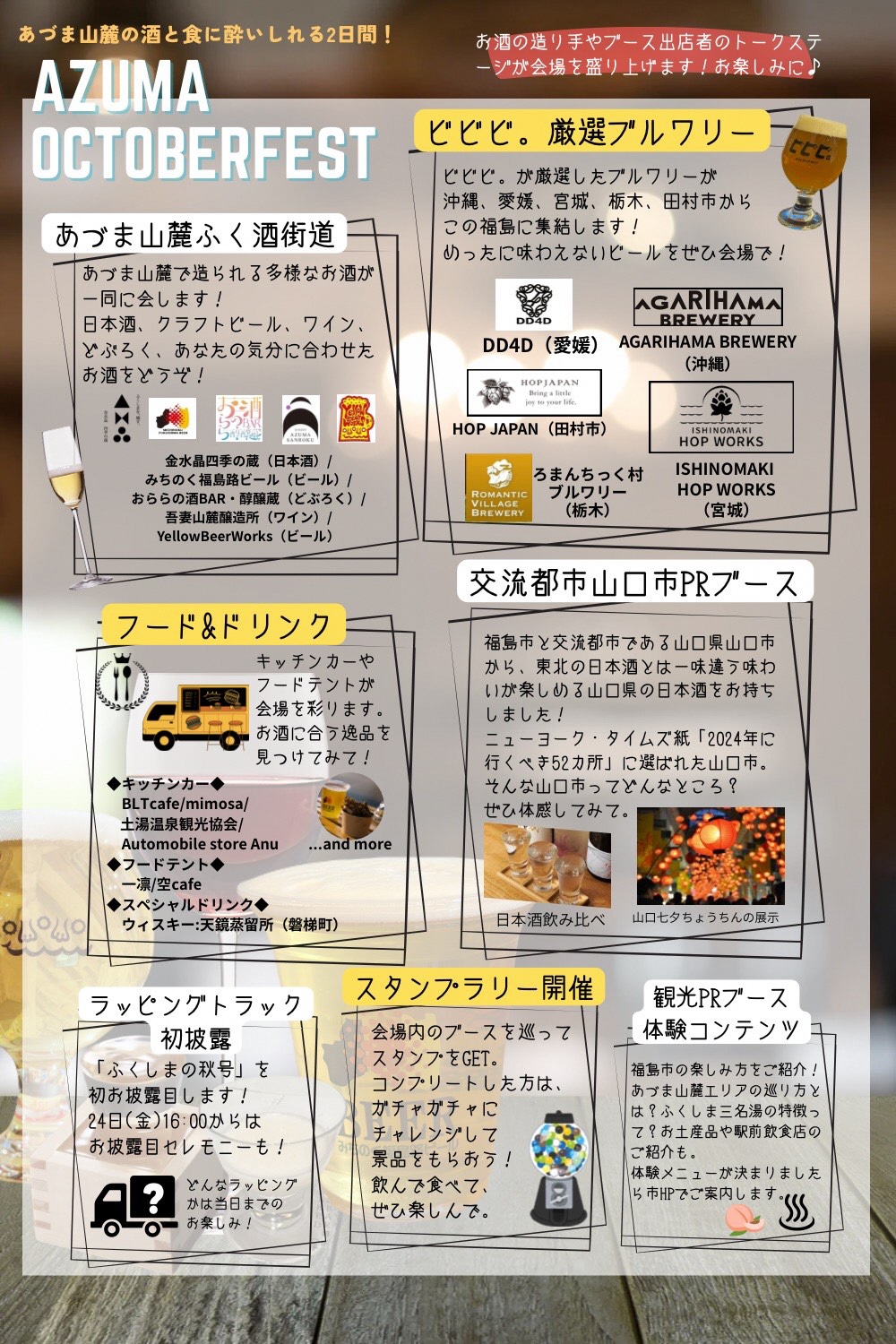 あづまオクトーバーフェスちらし裏面