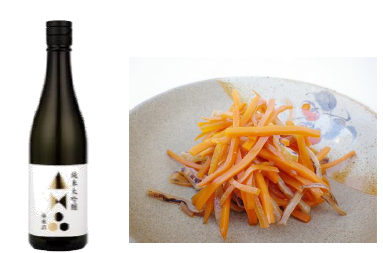 日本酒といかにんじんペアリング