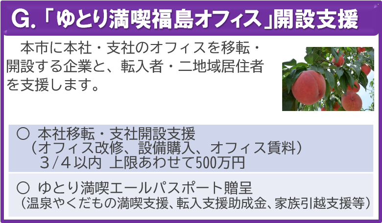 ゆとり満喫福島オフィス開設支援