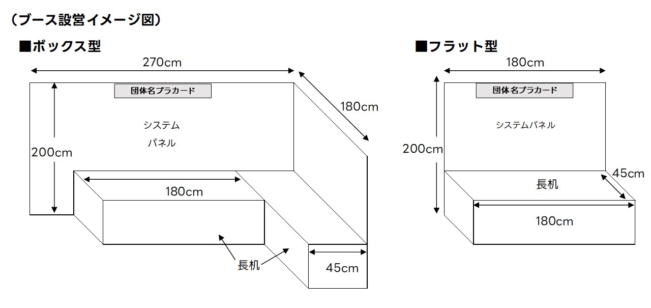 ブース設営イメージ図