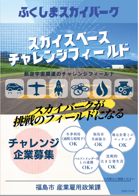 スカイスペースチャレンジフィールドチラシ
