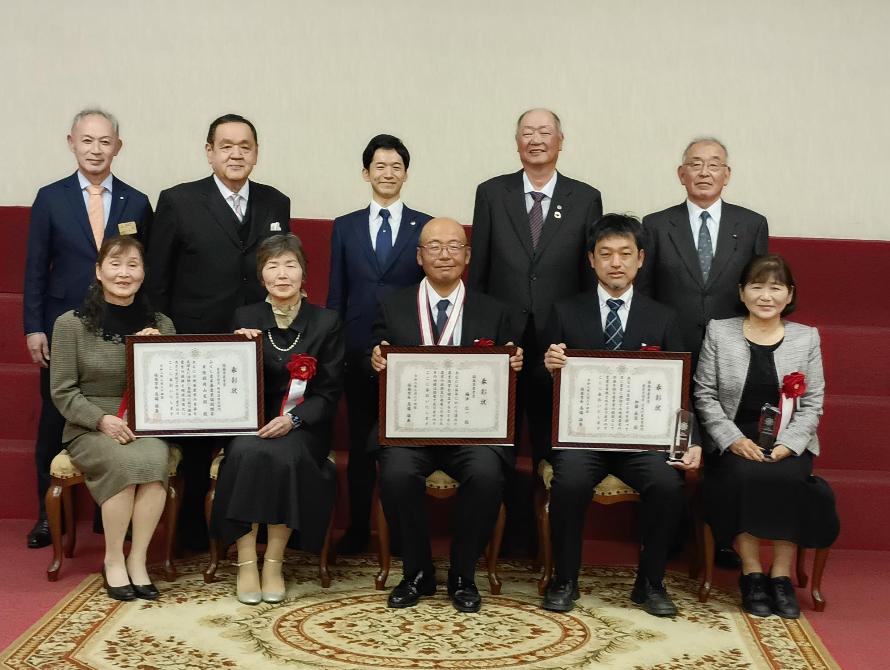 農業賞表彰式記念写真