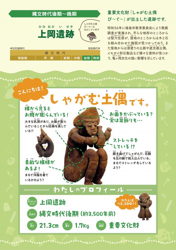 上岡遺跡についてのチラシ