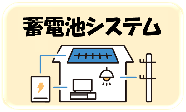 蓄電池システムのイラスト