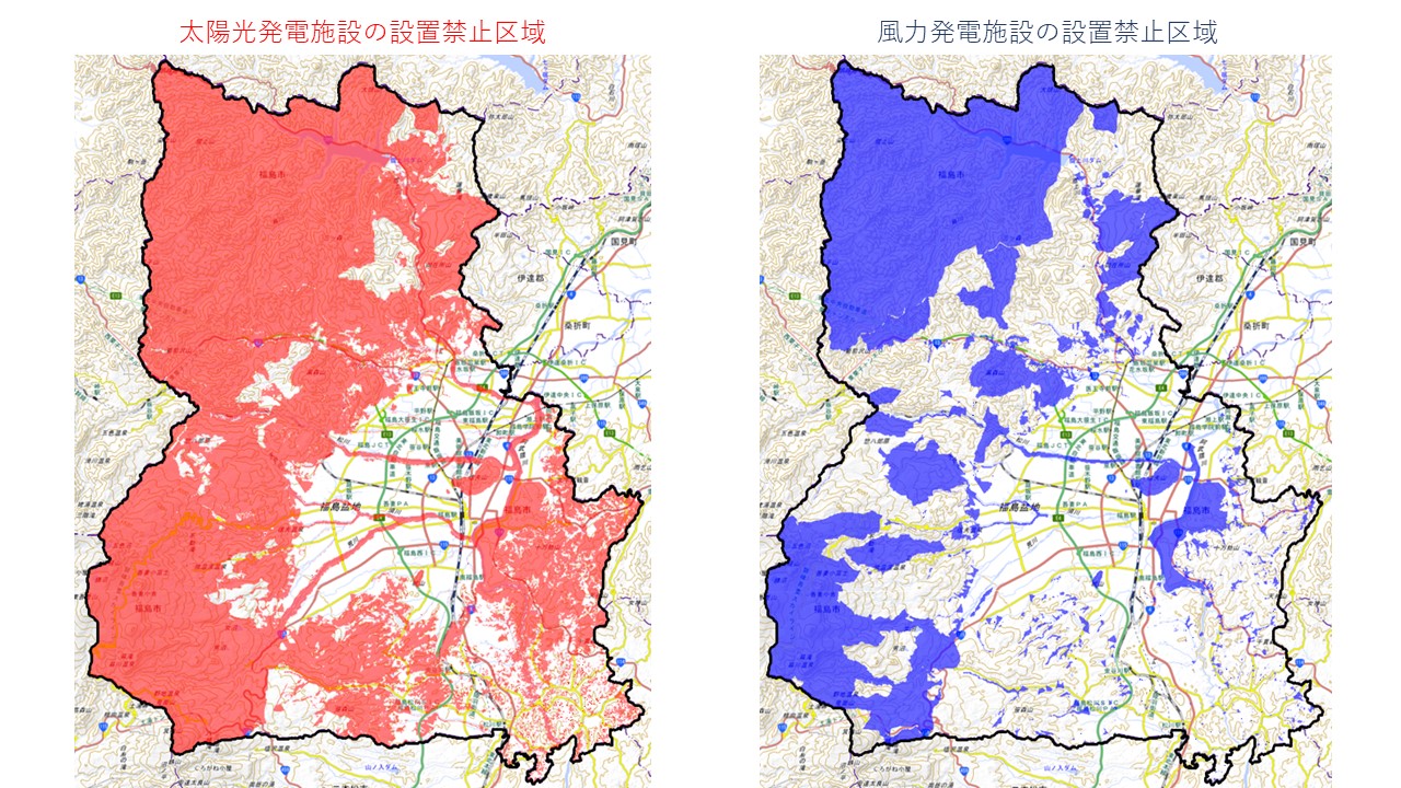 禁止区域図